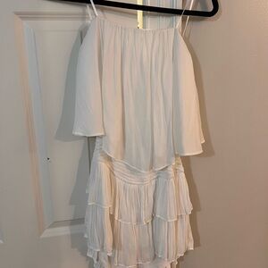 Mustard seed womens white dress/romper
